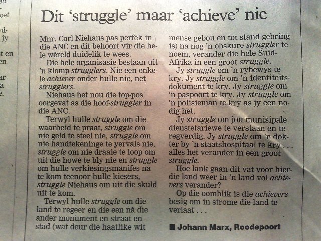 DIE STRUGGLE